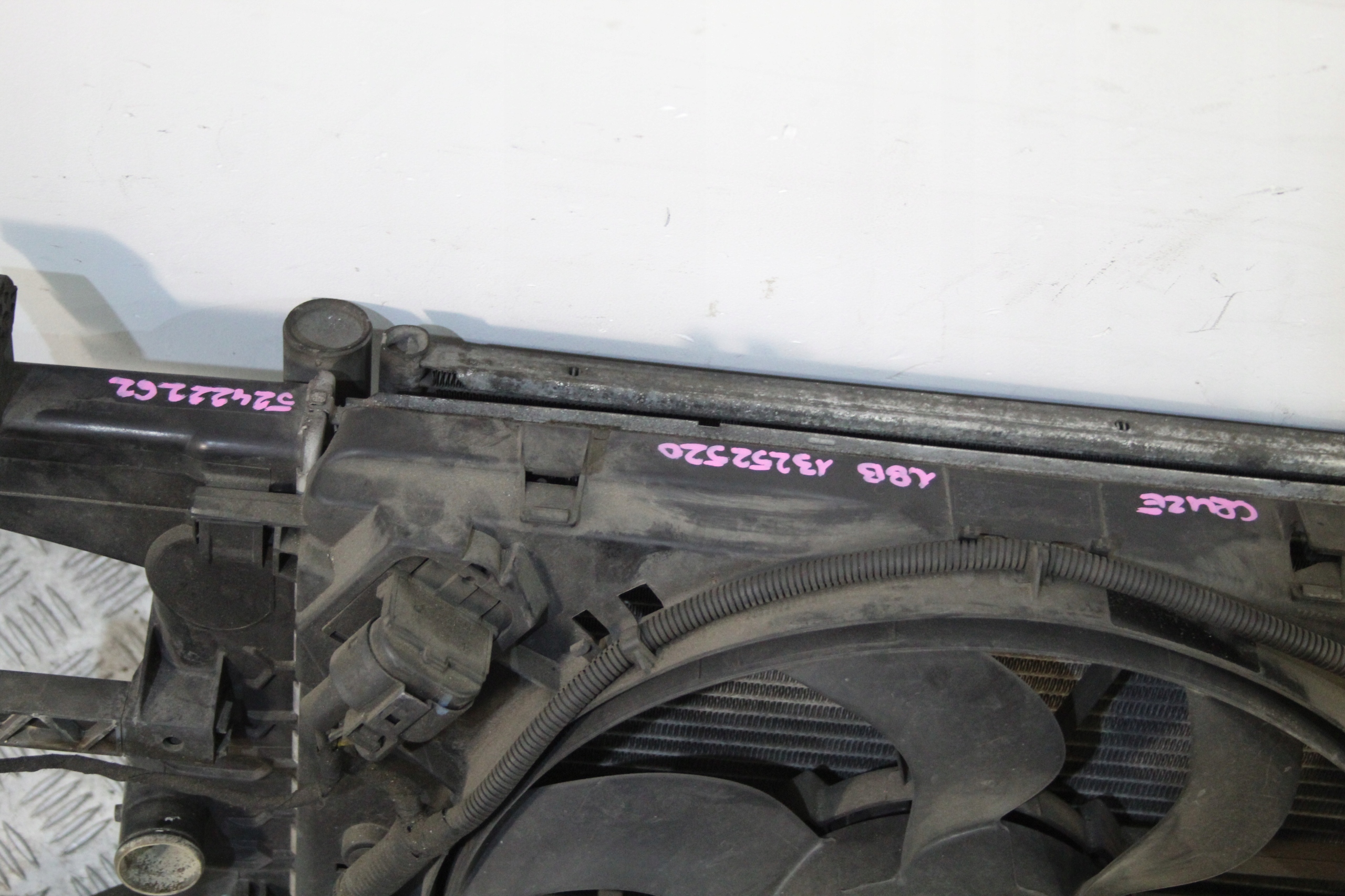 support panel for radiators radiator CHEVROLET CRUZE 1,8 petrol
