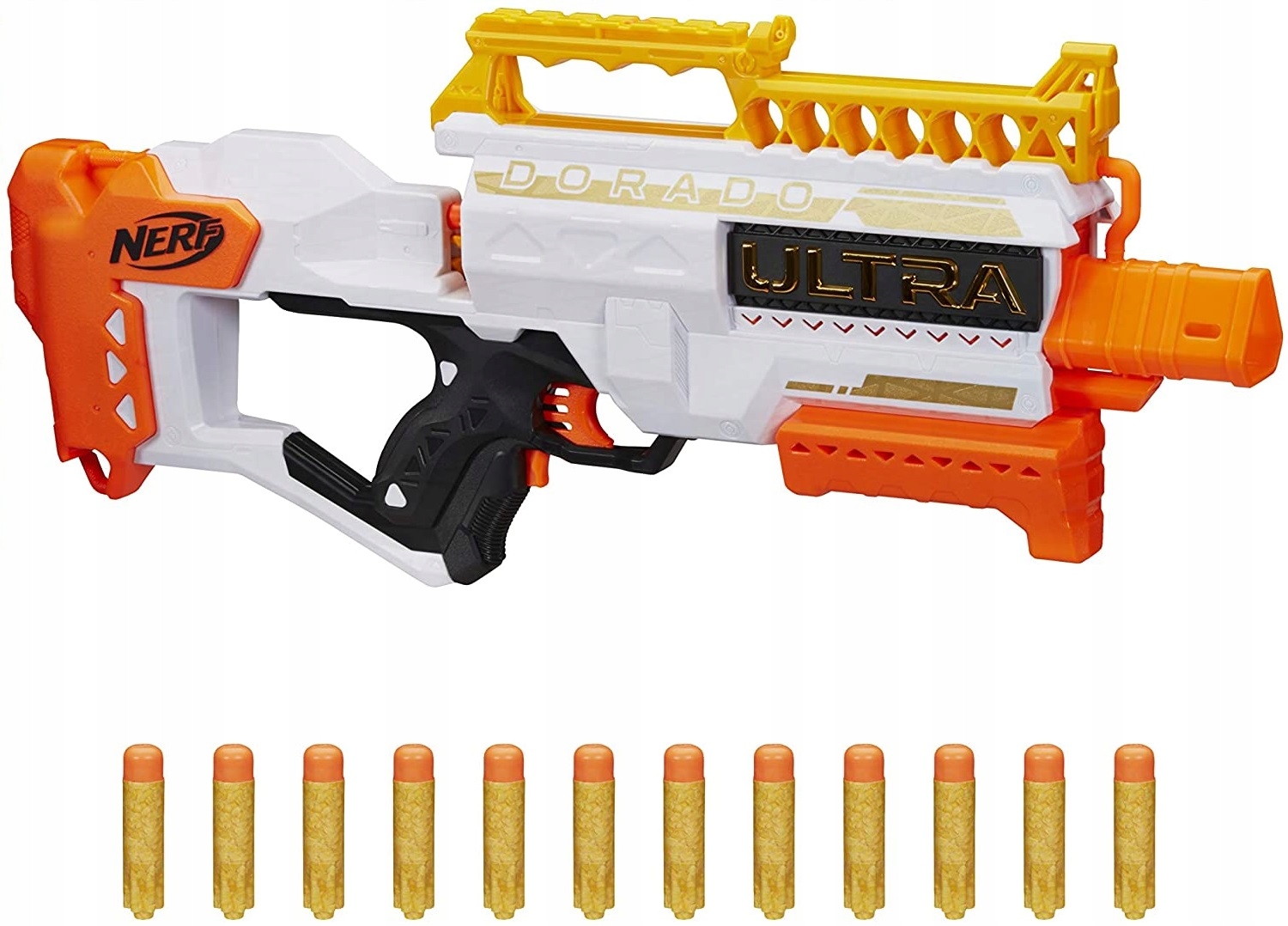 HASBRO NERF KARABIN ULTRA DORADO WYRZUTNIA 12 STRZAŁEK PISTOLET Marka Hasbro