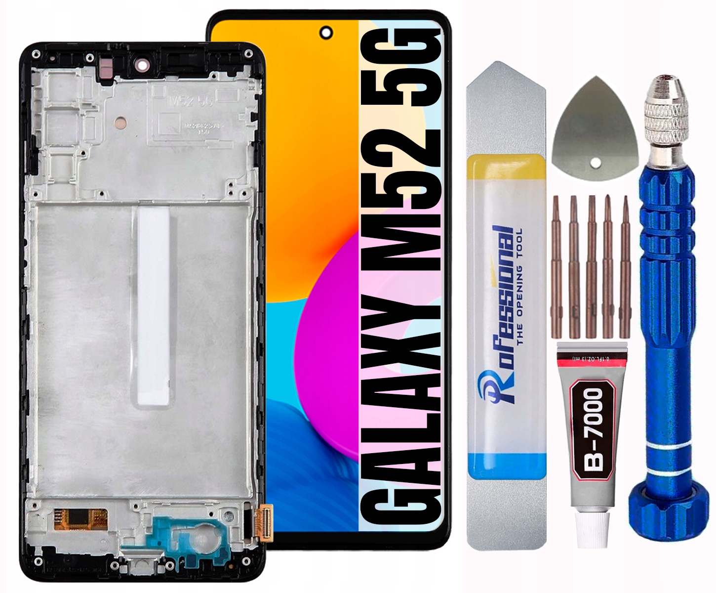 Displej Pro Samsung Galaxy M52 5G M526 Oled LCD Displej Rámeček