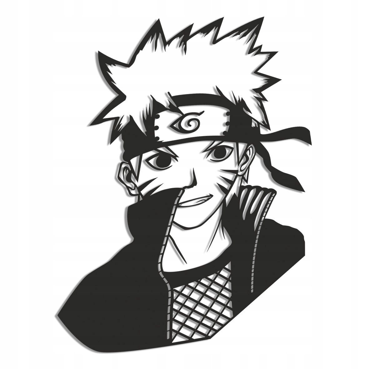 Obraz Drewniany Anime Naruto Uzumaki Obraz 3D