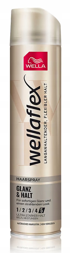 WELLAFLEX LAKIER DO WŁOSÓW GLANZ&HALT 250ML