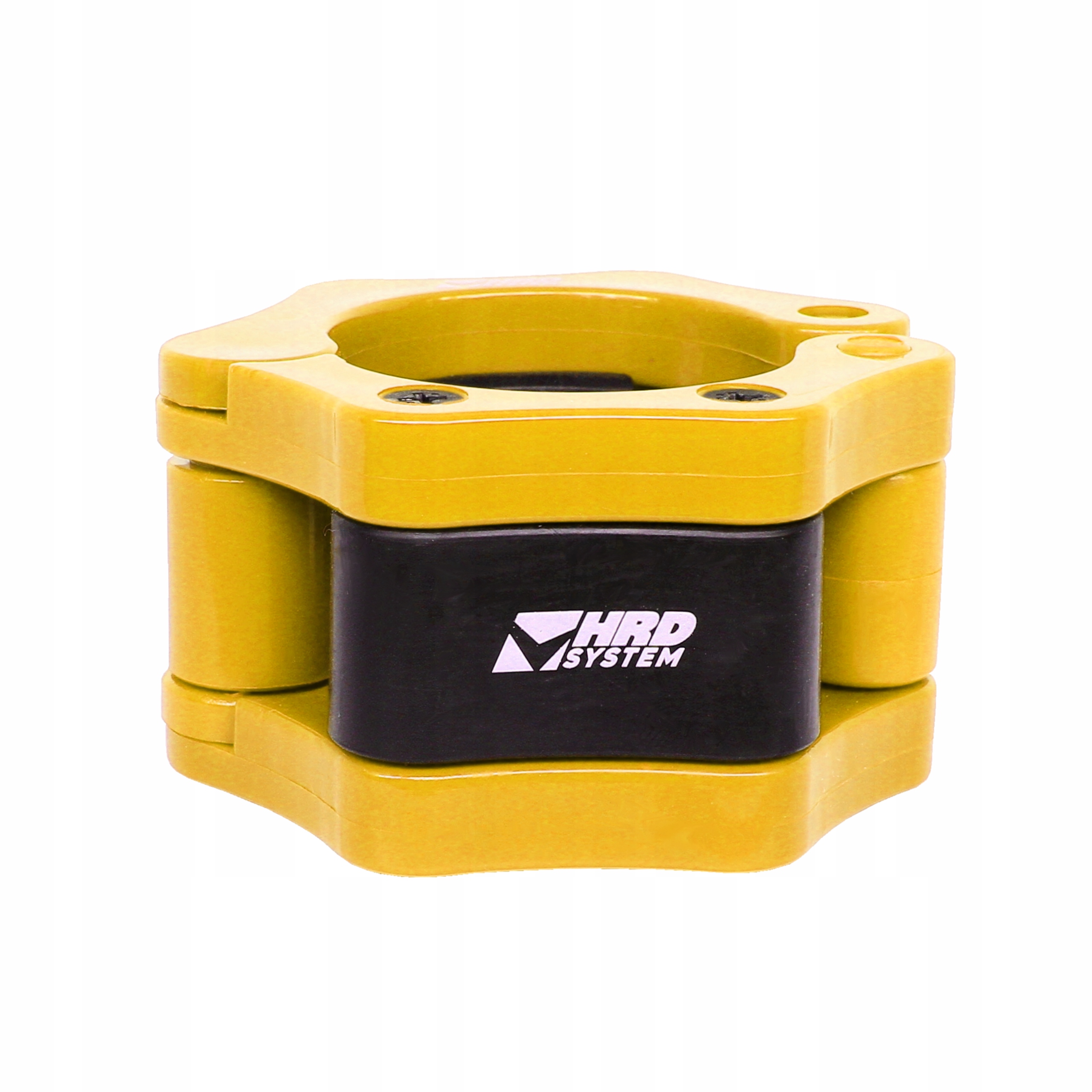 HRD SYSTEM ZACISKI NA GRYF OLIMPIJSKI 50MM SZTANGĘ HG 2 SZT. ŻÓŁTE Rodzaj klamrowe