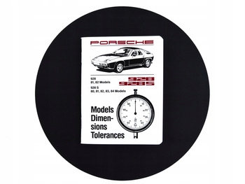Porsche 928 kniha Technické špecifikácie instr.