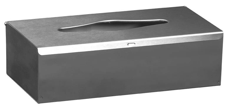 Rossignol nástěnný zásobník Clinabox, na kapesníky-rukavice, nerezová ocel