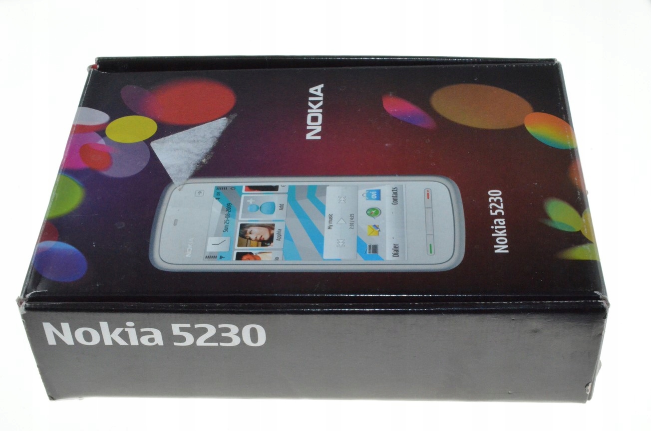 100% Originálne NOKIA 5230 White Silver