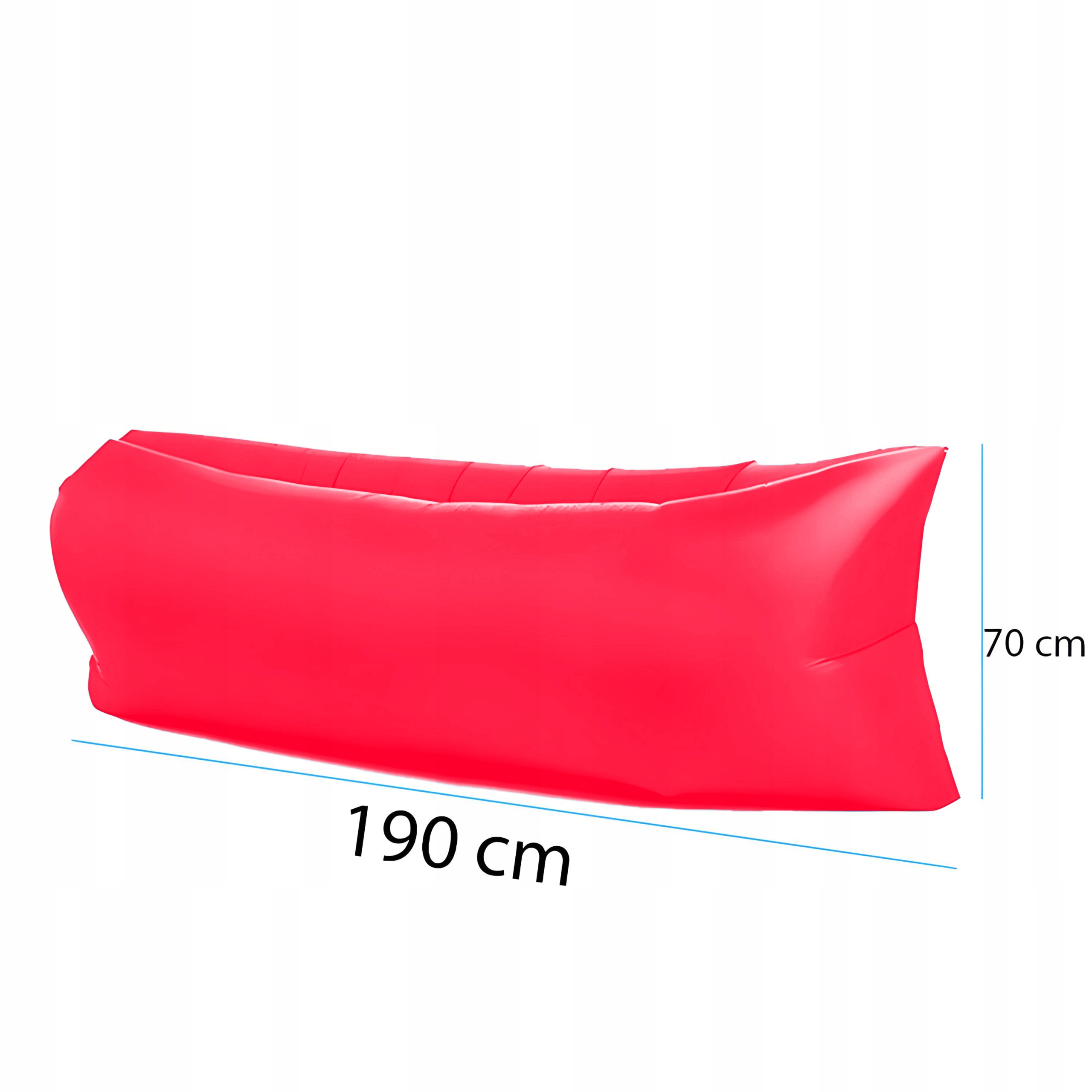 LAZY BAG AIR SOFA MATERAC LEŻAK NA POWIETRZE ŁÓŻKO Szerokość produktu 70 cm