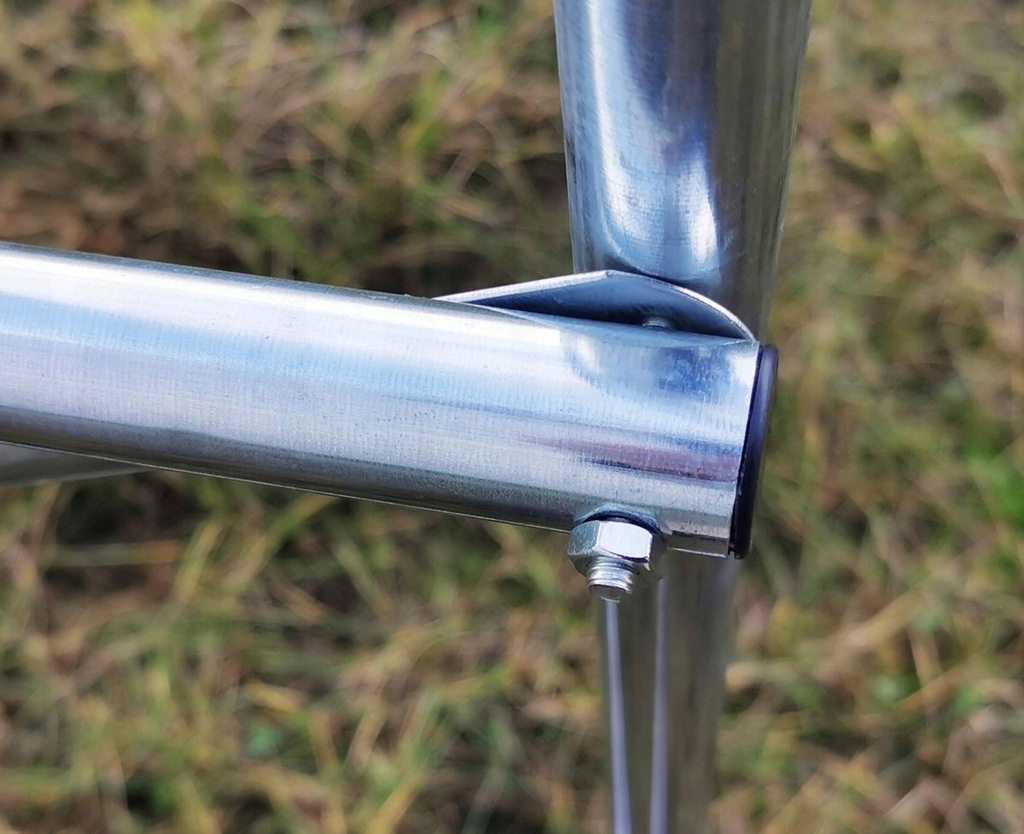 TUNEL FOLIOWY OGRODOWY DUŻY 4x2 SZKLARNIA OGRODOWA NA WARZYWNIAK 8 m2 UV-4 Liczba okien 8