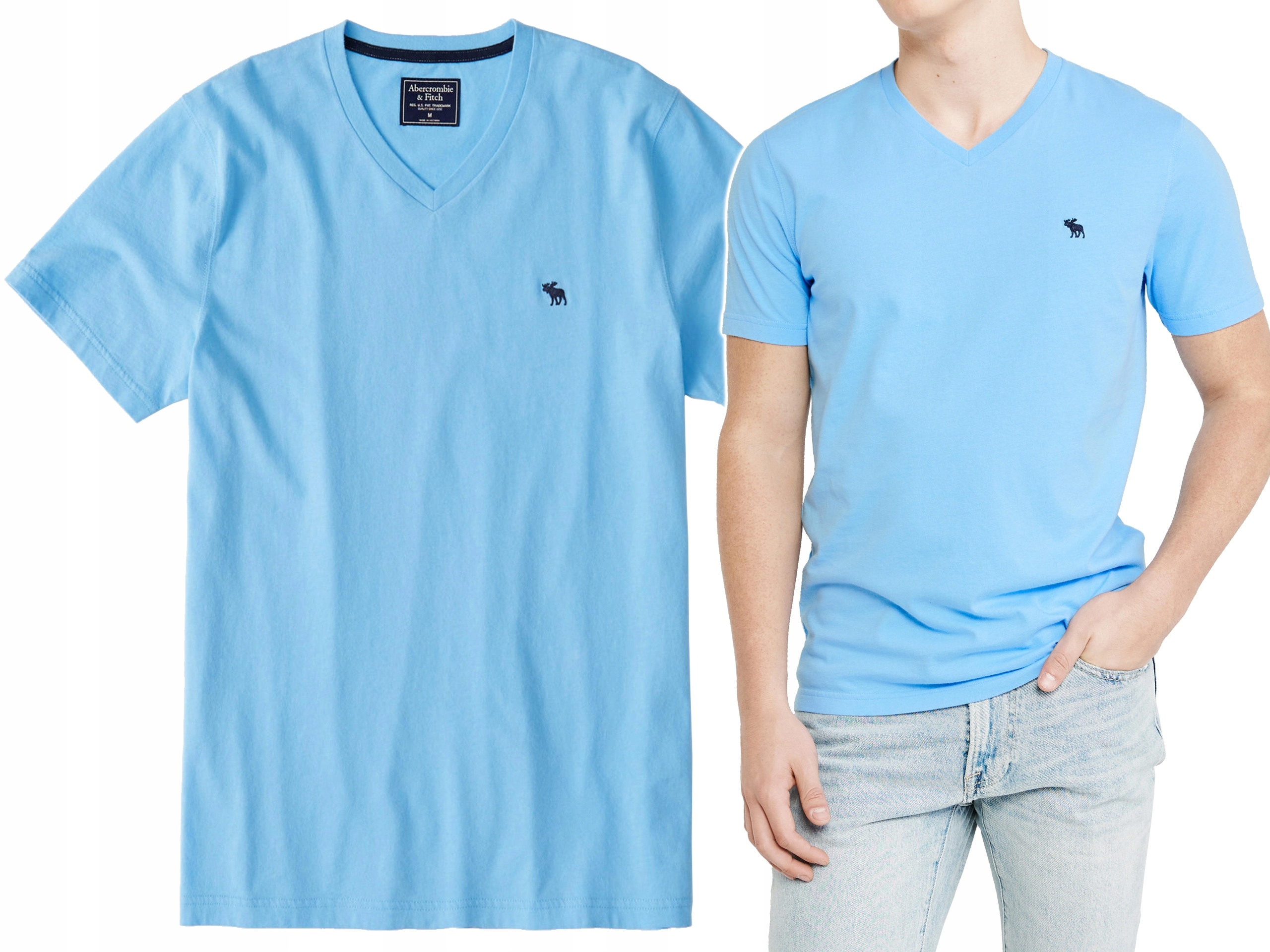 

Abercrombie Hollister T-Shirt V-Neck Usa M