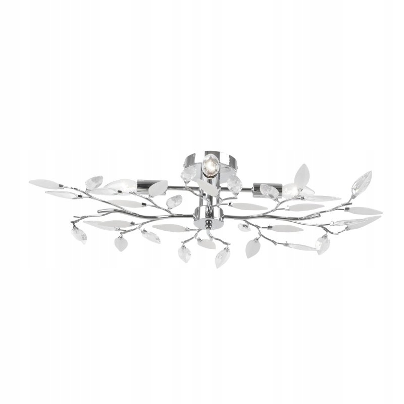 Stropná lampa Vida 63160-4 Globo chróm akrylové kryštály 62 cm