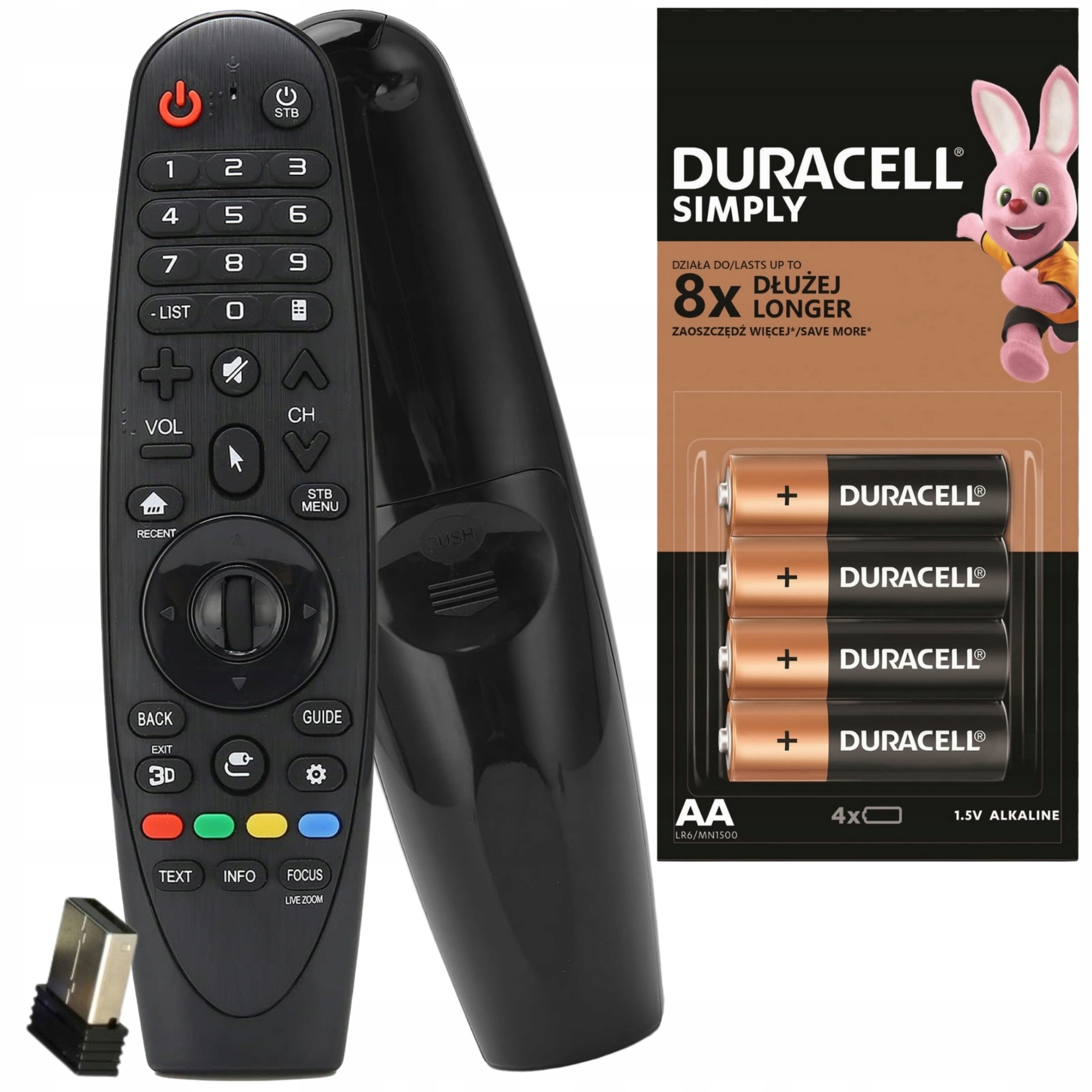 Dálkový Ovladač AN-MR650 Pro Lg Smart Tv 60UH7700 60UH7700-UB 60UH8500 baterie Aa