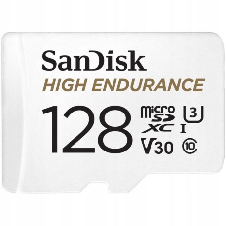 

Sandisk 128 Gb micro Sd XC High Endurance Do Kamer