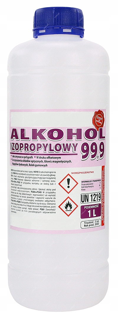 

Alkohol Izopropylowy Izopropanol Ipa 1L 1000ml