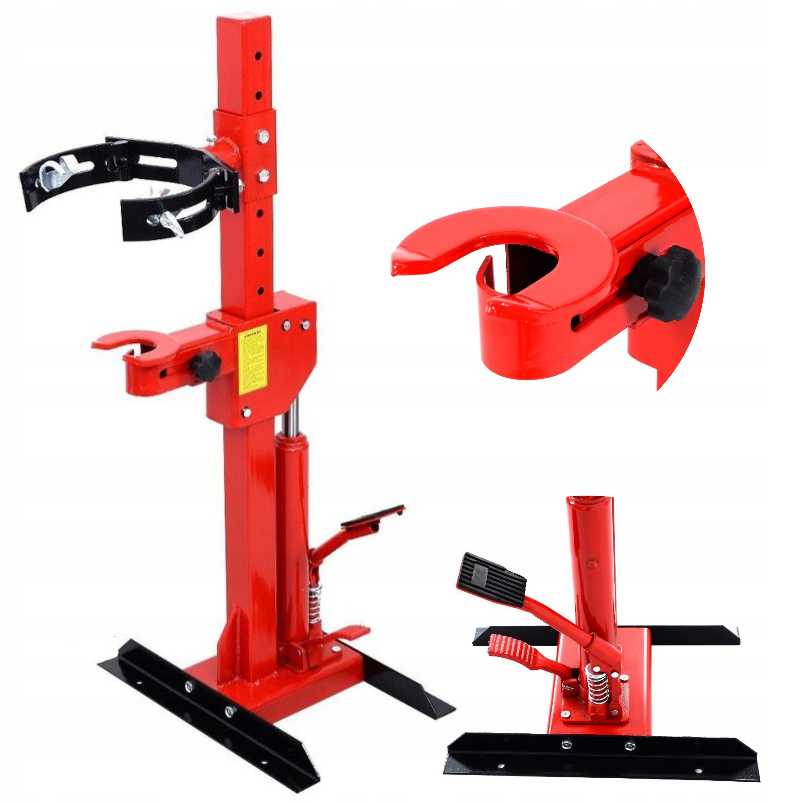 Kraft&dele Profesionální Hydraulický Stahovák Pružin 1T 190-520 mm