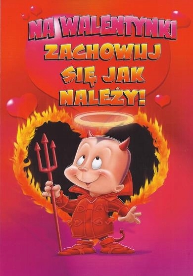 Karnet okolicznościowy z kopertą walentynki