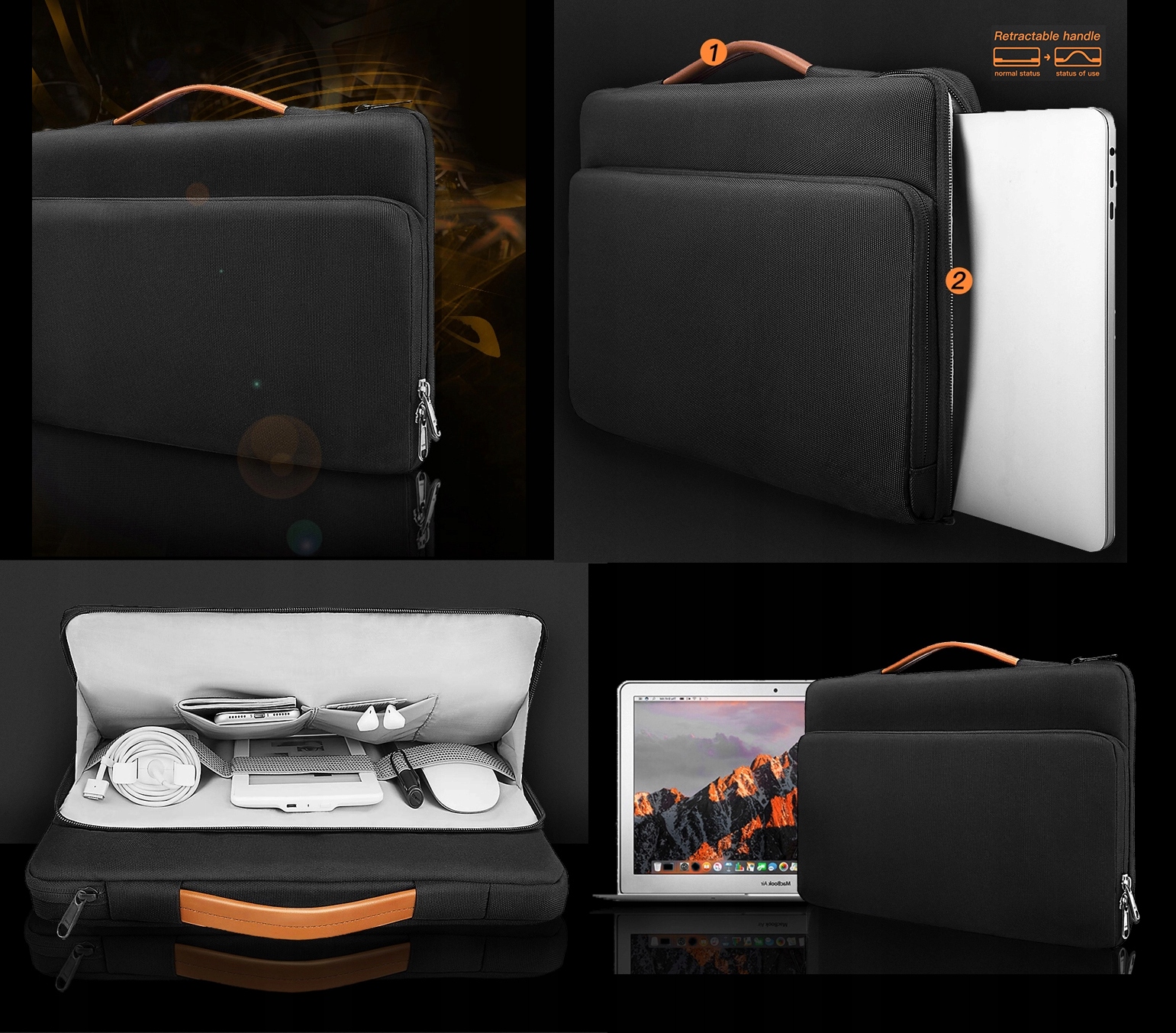 ETUI POKROWIEC CASE TORBA AKTÓWKA DENIM DO LAPTOPÓW 15" 15,6" CALI Marka Novaza Tech