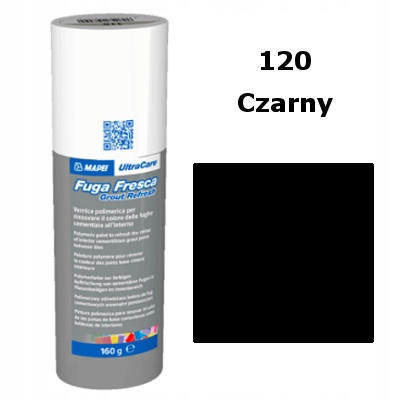 

Renowator do fug Fresca Mapei 160g 120 czarny