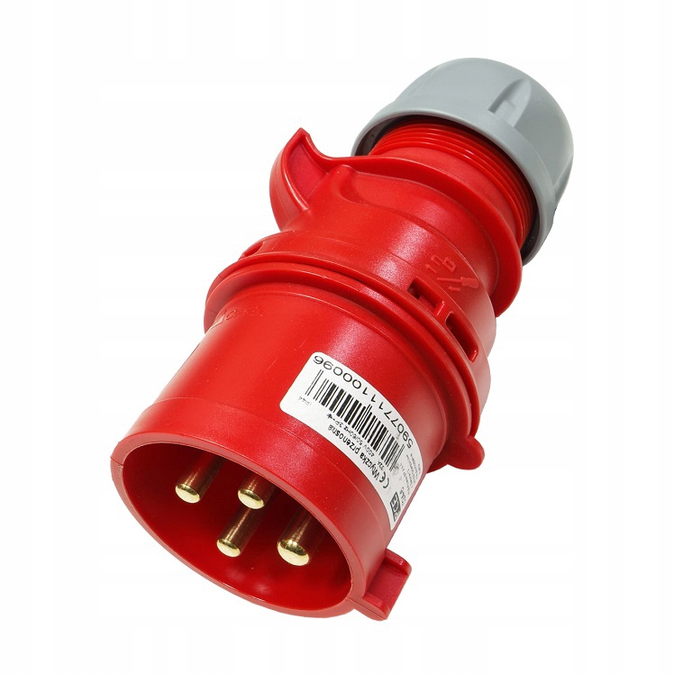 

Wtyczka siłowa 4P 32A 400 IP44 Pce przenośna 024-6