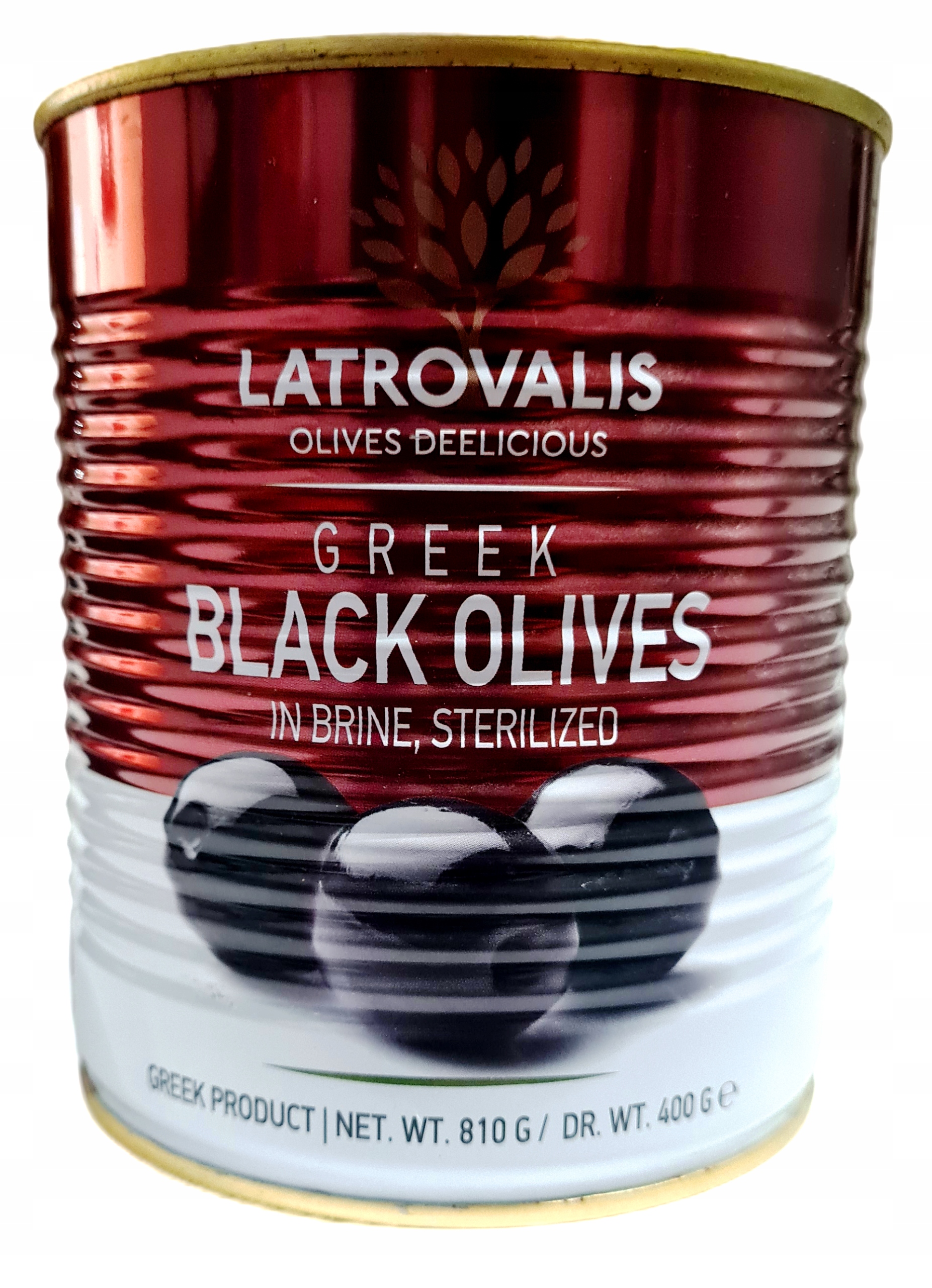 

Czarne Oliwki Greckie Z Pestką Latrovalis