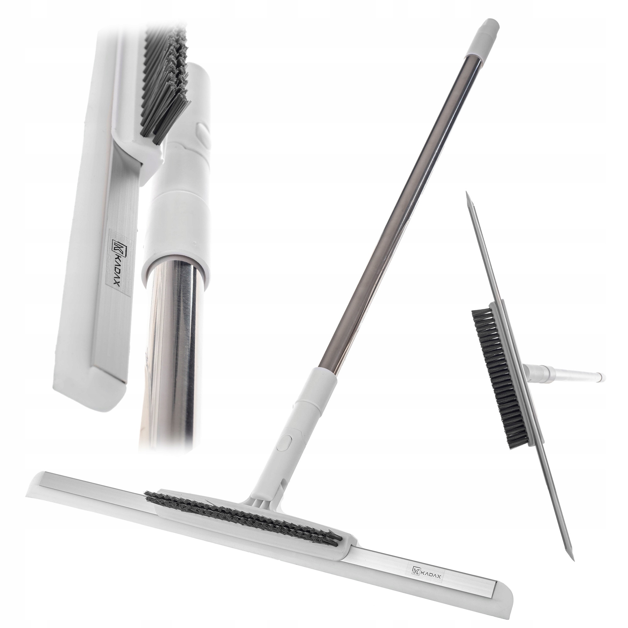 Levně 3X Kadax Sada na úklid 2v1 Zametání smetáku Odsávač vody