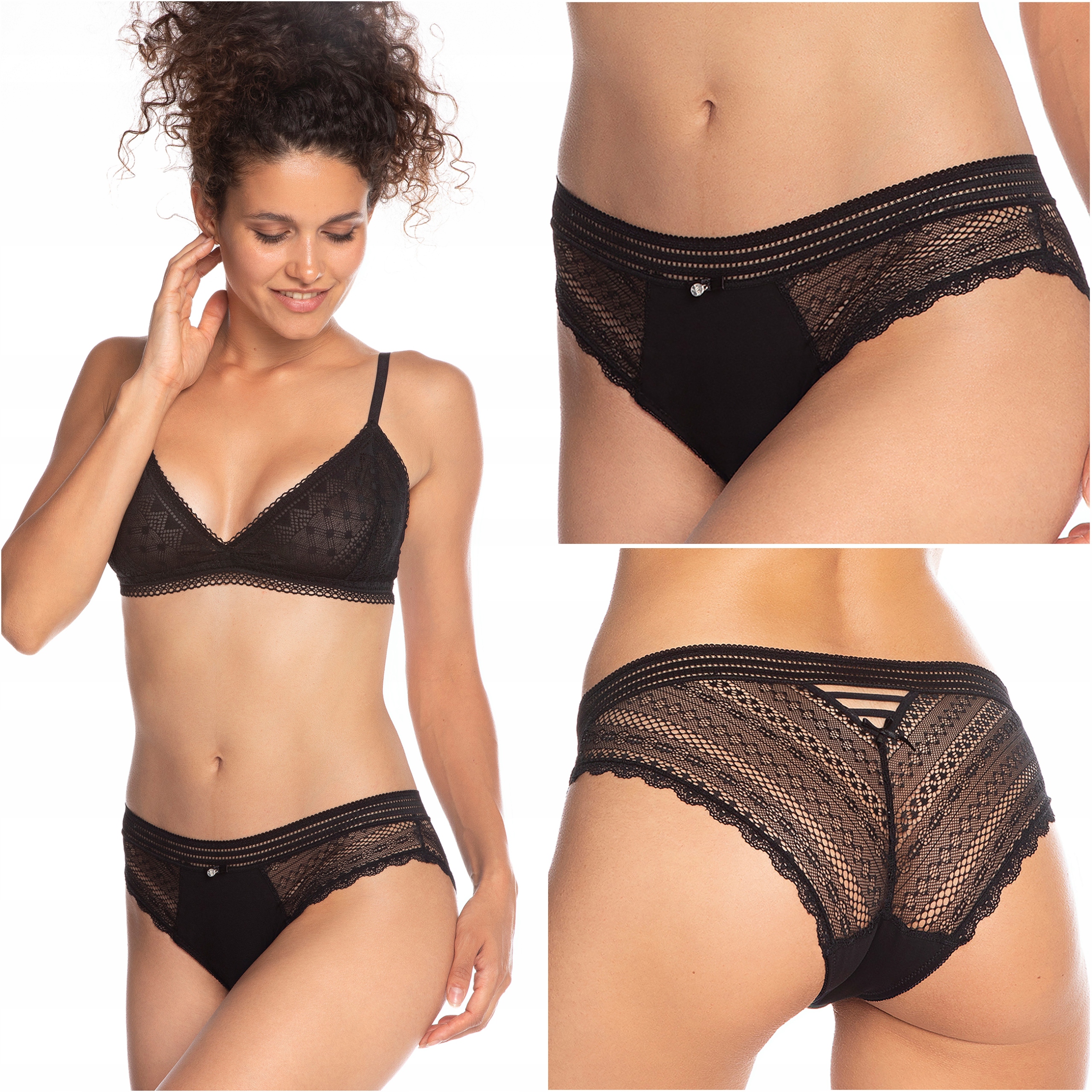 

Figi damskie 2 Pary Lama 4004MB majtki bikini M