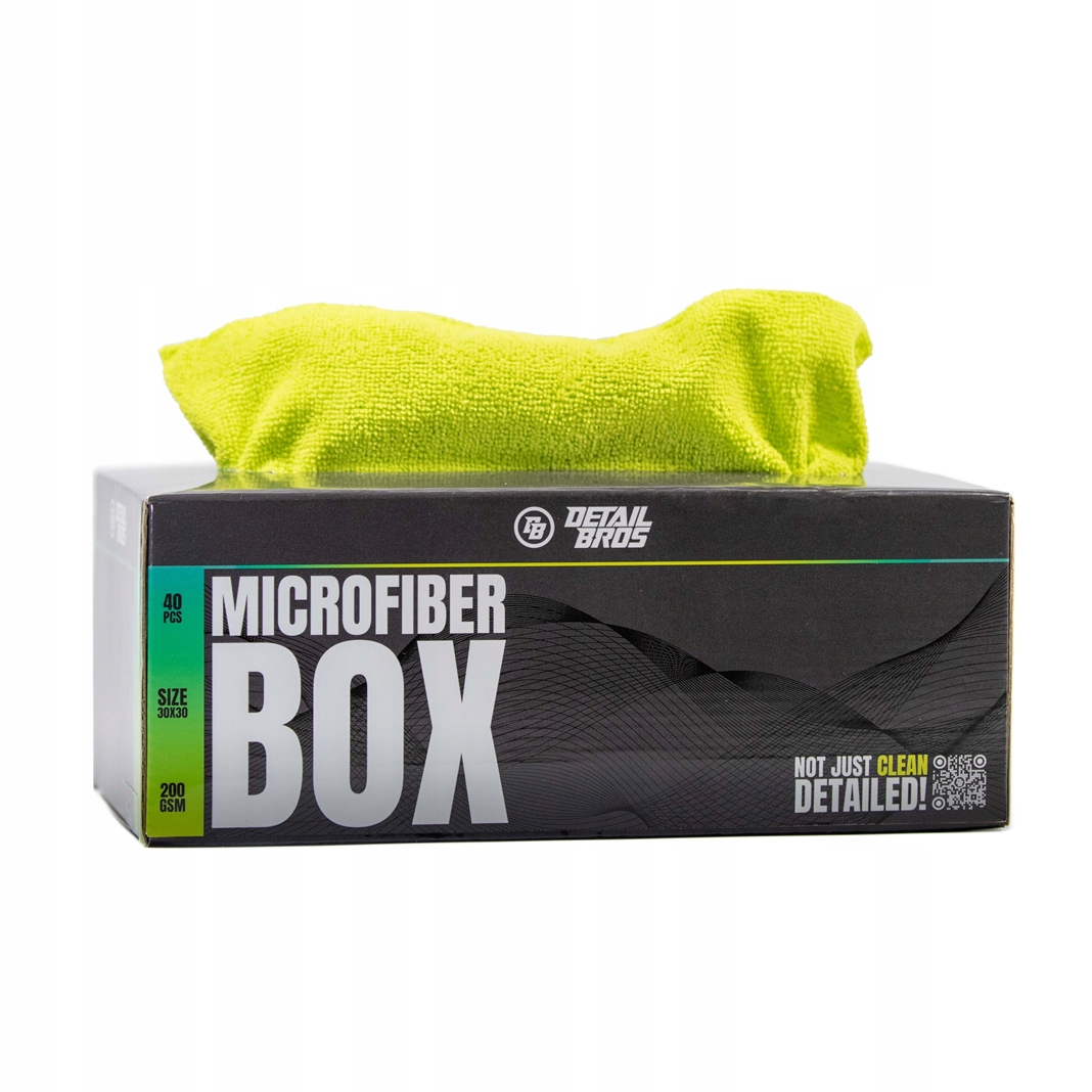 Microfiber Box 40szt 30x30-Ściereczki z mikrofibry mikrofibra w pudełku