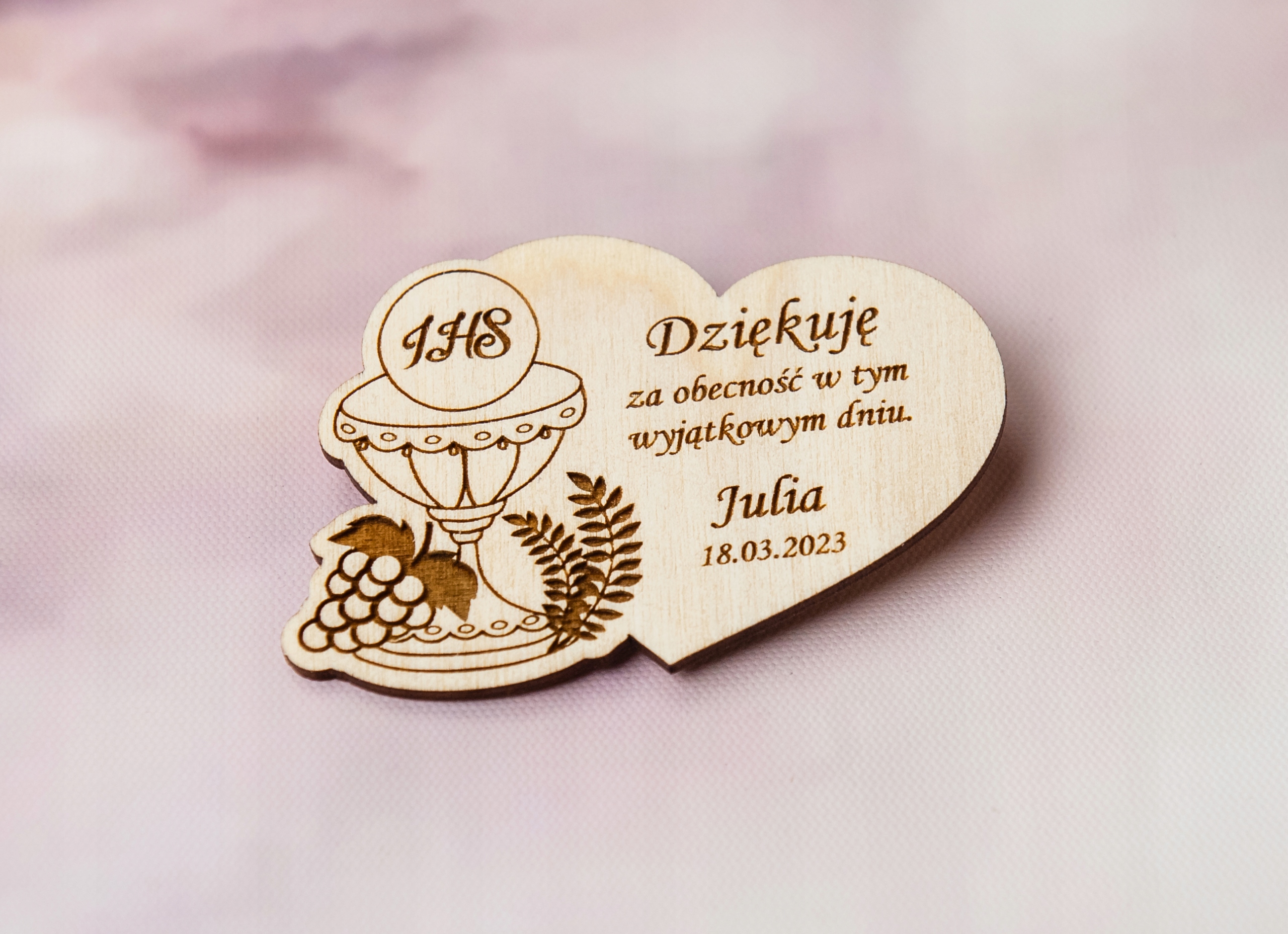 Podziękowania dla gości Magnes komunia MKD-4 EAN (GTIN) 5905359352556