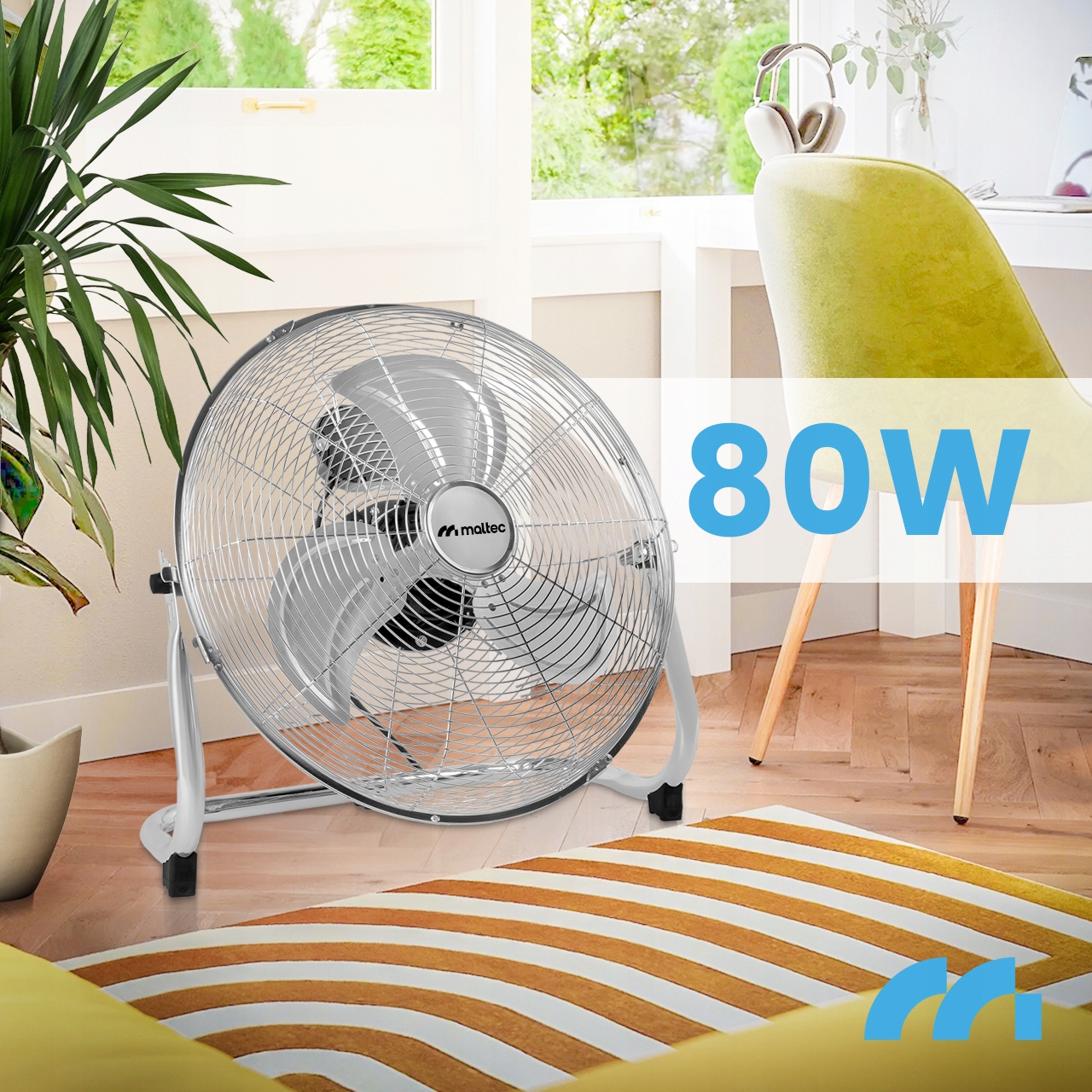 GRĪDAS VENTILATORS JAUDĪGS LIELS GAISA CIRKULATORS RŪPNIECISKS VENTILATORS Mehāniskā vadība
