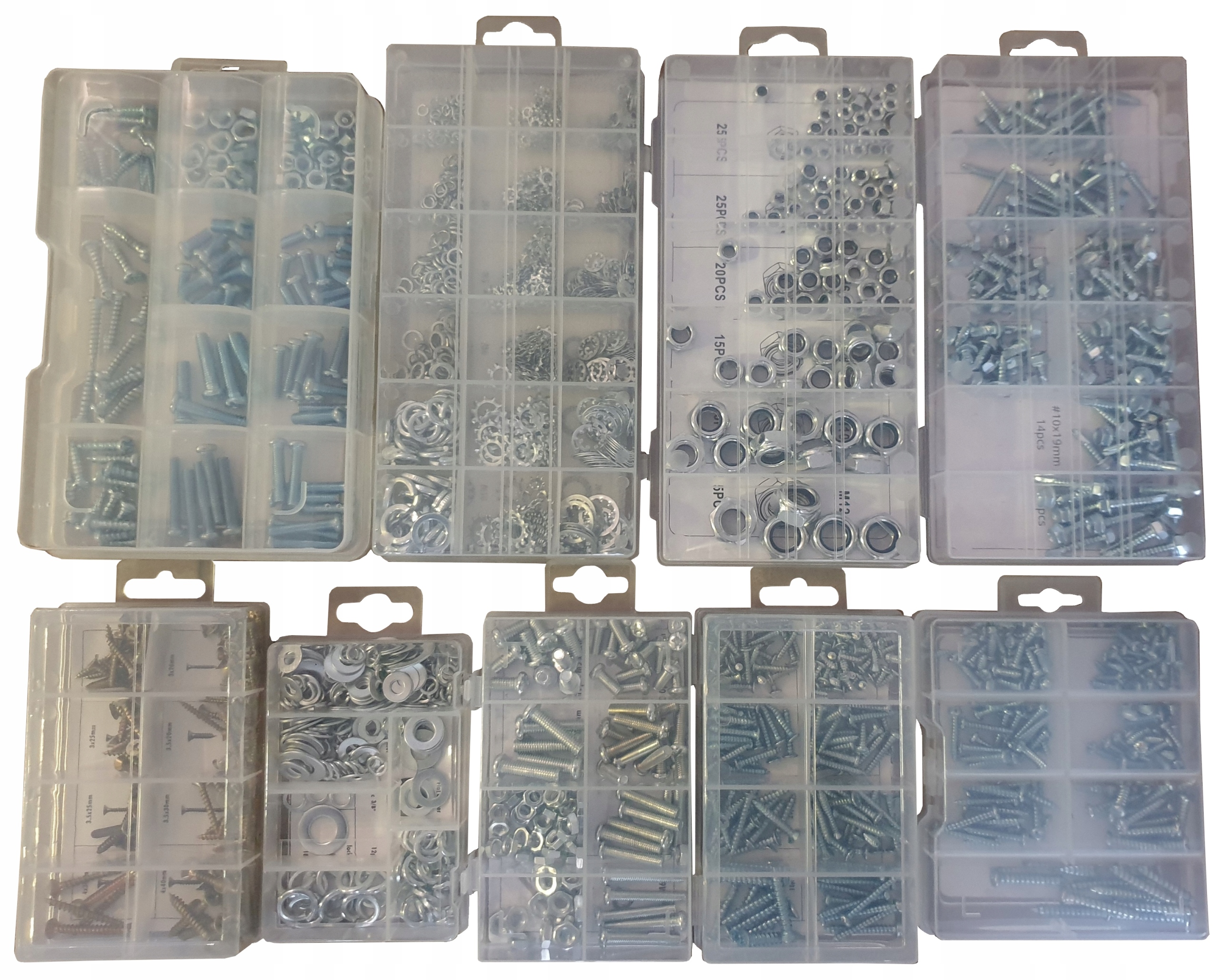 НАБОР БОЛТОВ ДЛЯ ШАЙБ С ГАЙКАМИ MEGA ZEST