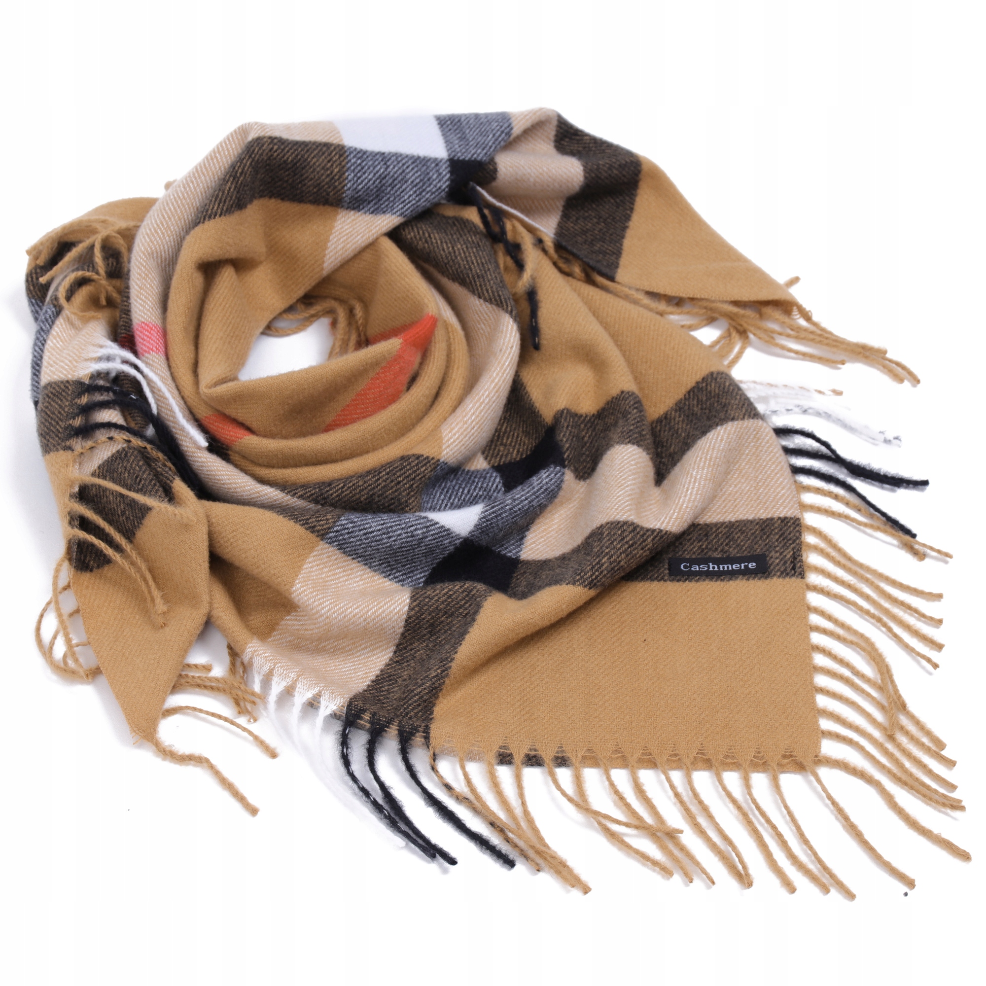 CHUSTA DAMSKA SZAL SZALIK DAMSKI BERRY BROWN