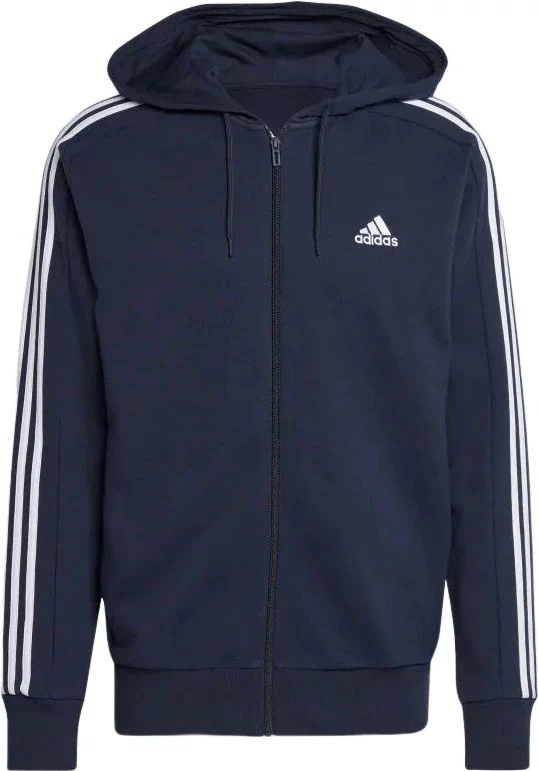 Bluza Męska Essentials French Terry 3-STRIPES Full-zip Hoodie Adidas S