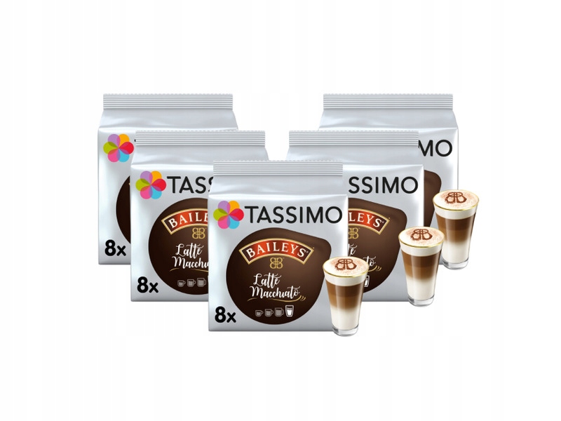 Kapsułki Tassimo Jacobs Latte Macchiato Baileys 40
