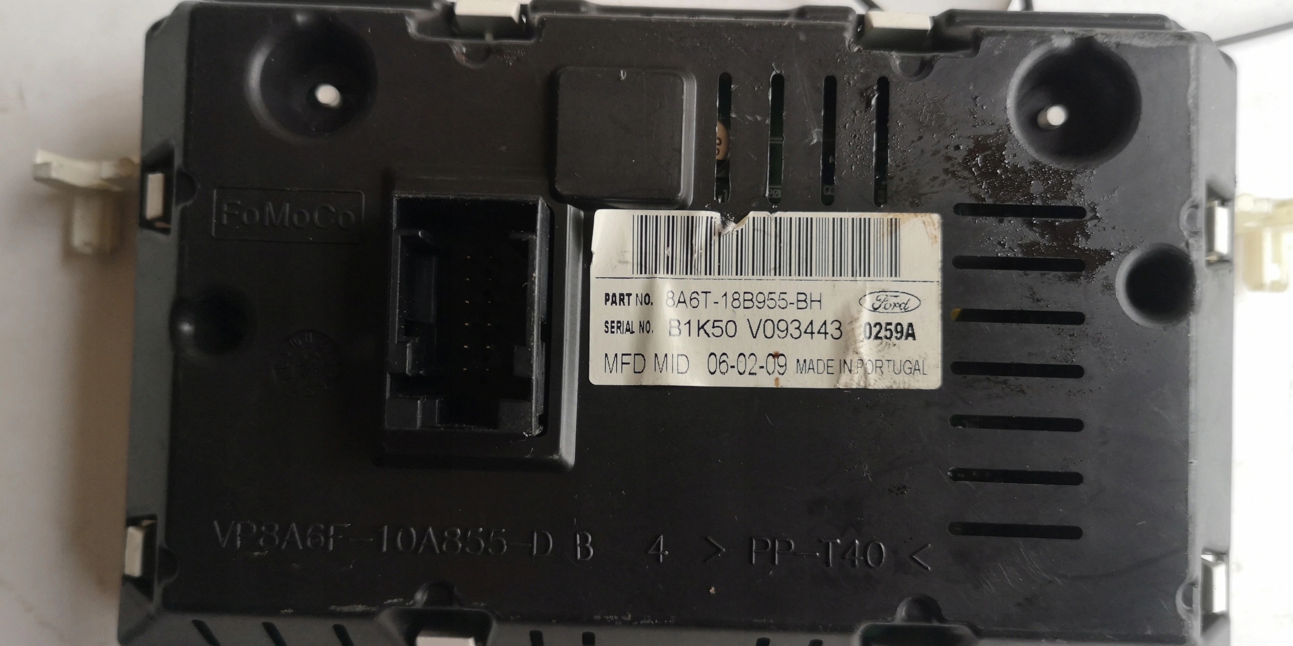 display FORD FIESTA 8A6T-18B955-BH original