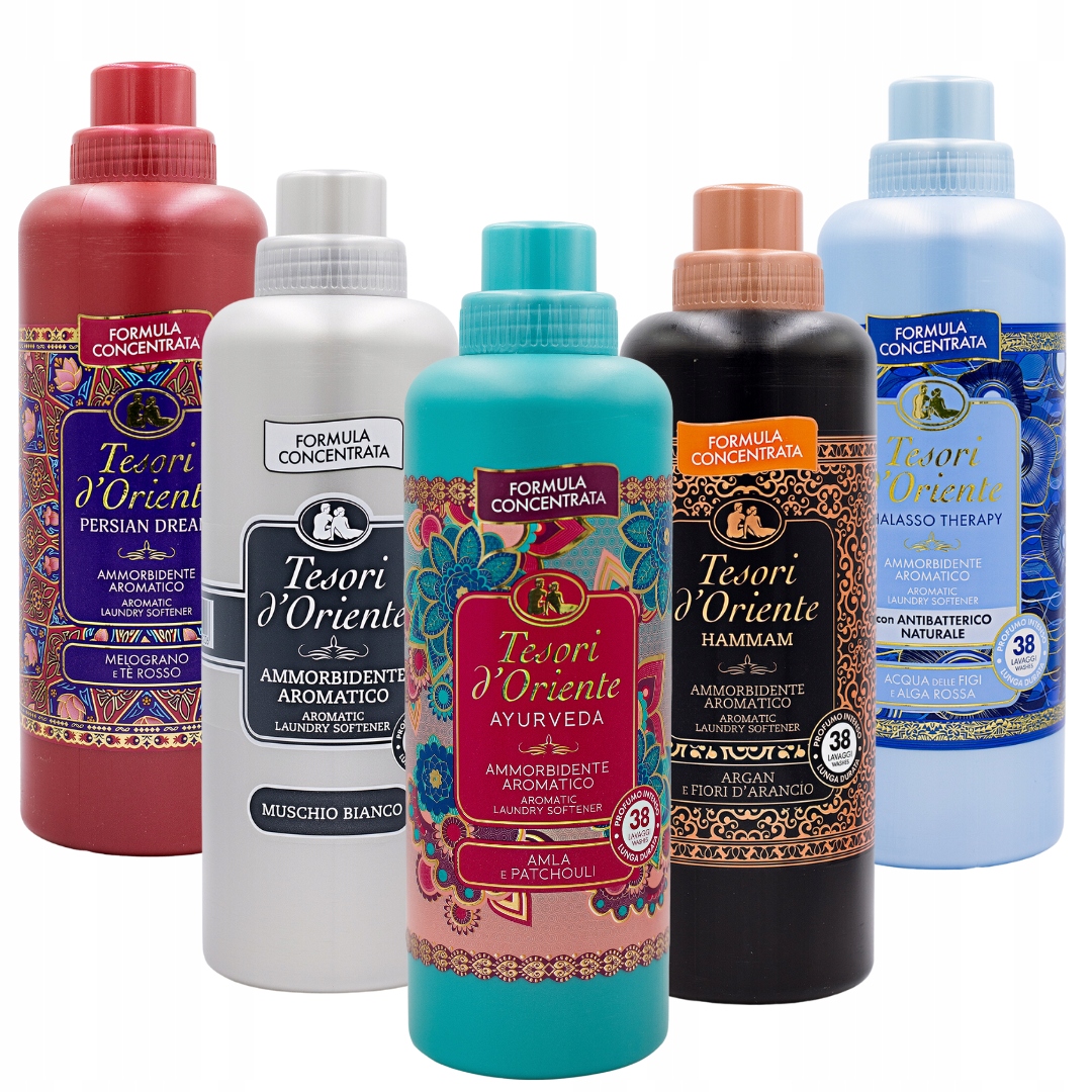 Levně Set Tesori D'Oriente 5 x tekutá aviváž koncentrát 760 Ml Mapht