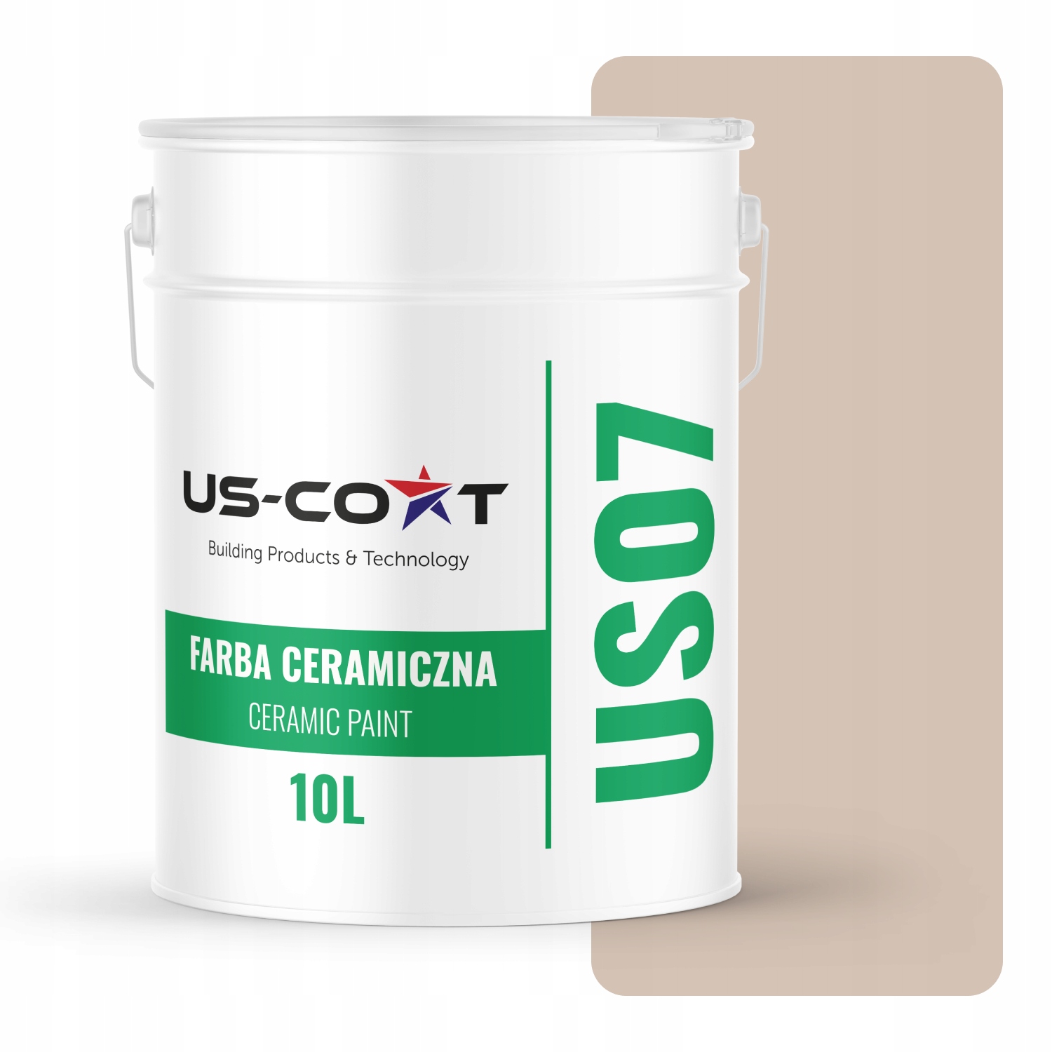 Keramická Farba Na Stenu Svetlo Orechová H4952 10L Matná Na Stropné Steny