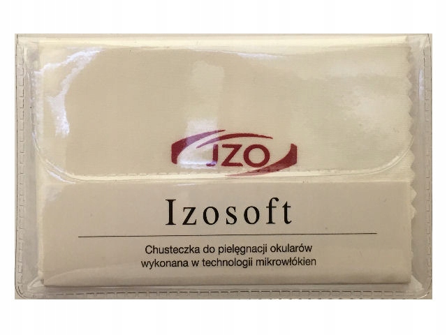 

Ściereczka do okularów Izosoft Mikrofibra