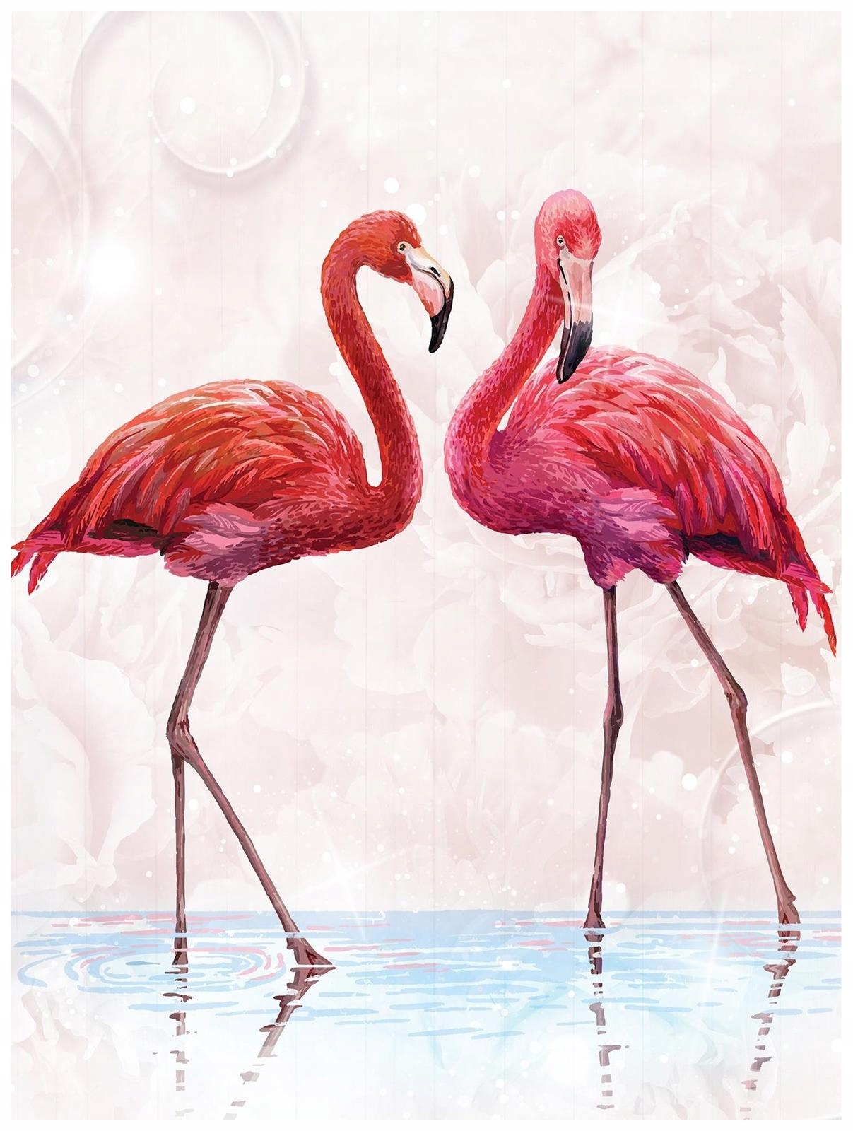 

Fototapeta Flaming Flamingi Do Sypialni 3D 184x254