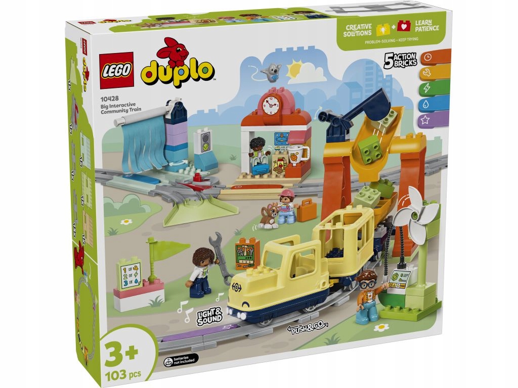 Lego 10428 Duplo Velký interaktivní městský vlak