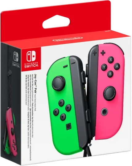 Ovladače Joy Con Pair Neon Green Pink Switch