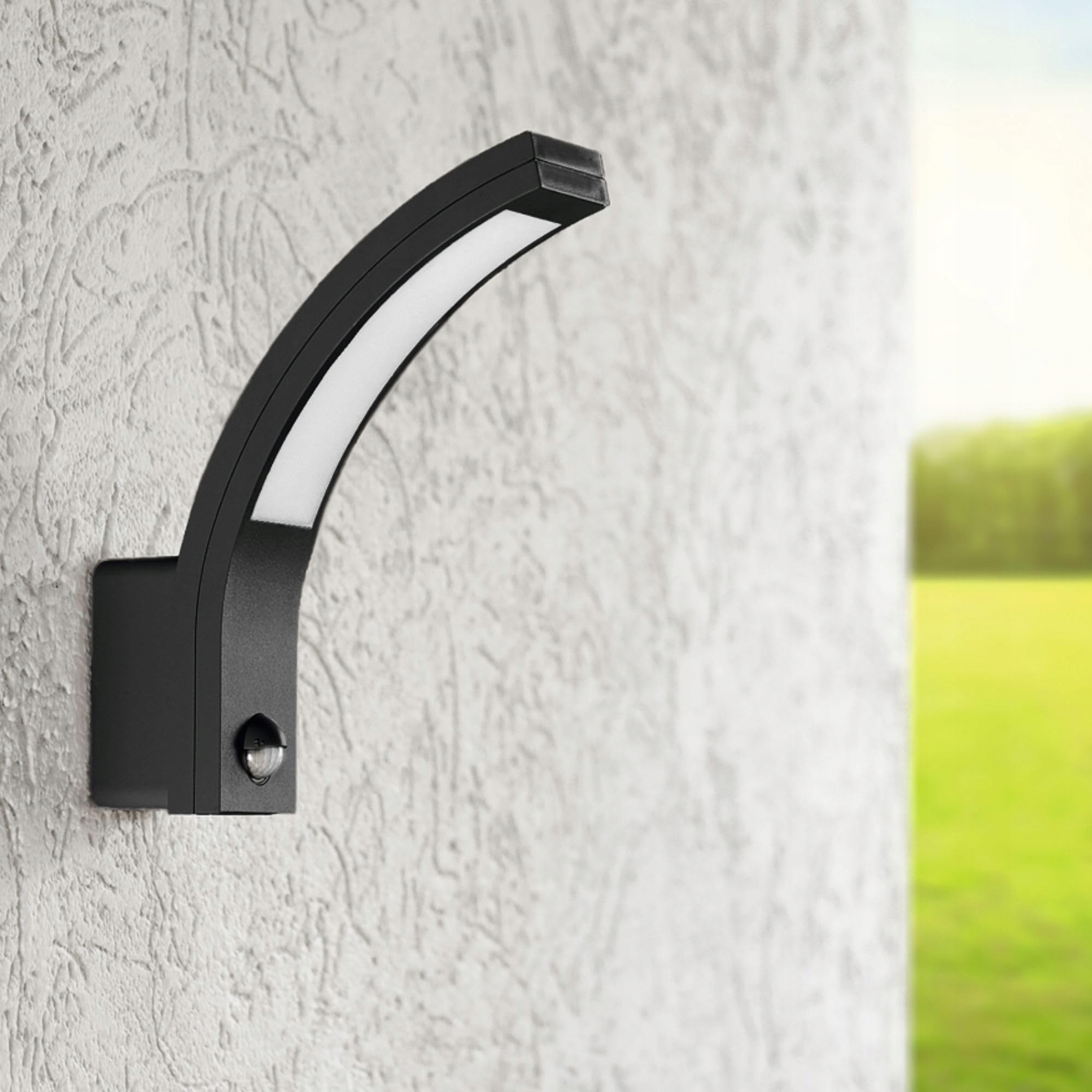 Lampa LED Zewnętrzna Czujnik Ruchu Energooszczędna Ciepła IP54 MIRATIC — miniatura 8