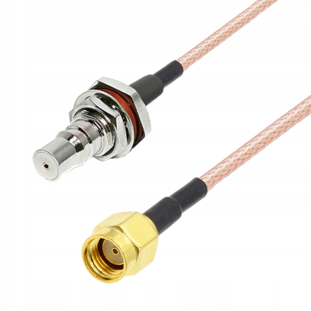 Pigtail Qma zásuvka Bh/sma-rp zástrčka RG316 2 m
