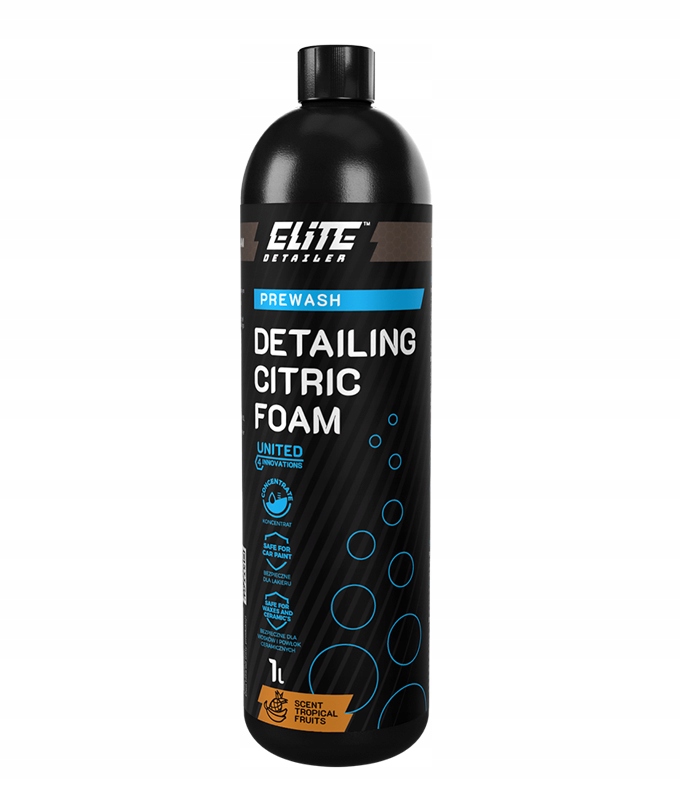 ELITE DETAILER _ DETAILING CITRIC FOAM 1L _ KWAŚNA PIANA AKTYWNA _ ED019