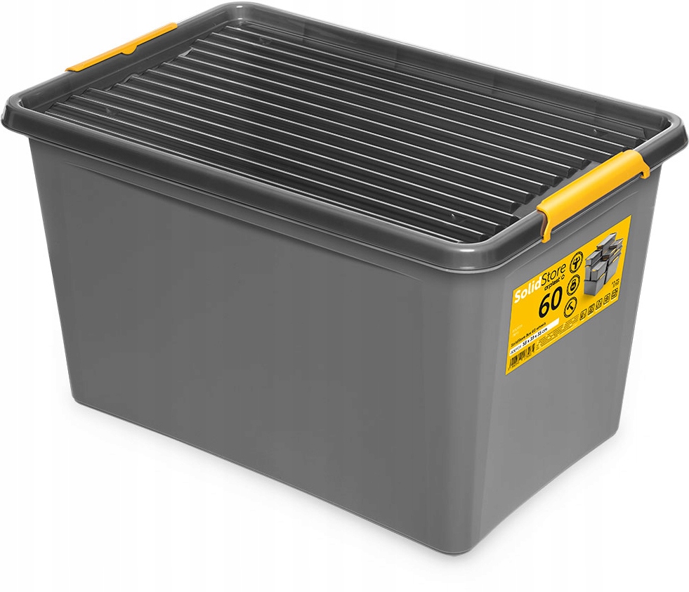 

Moxom 1732 Pojemnik Z Pokrywką, Kółkami Solid 60L