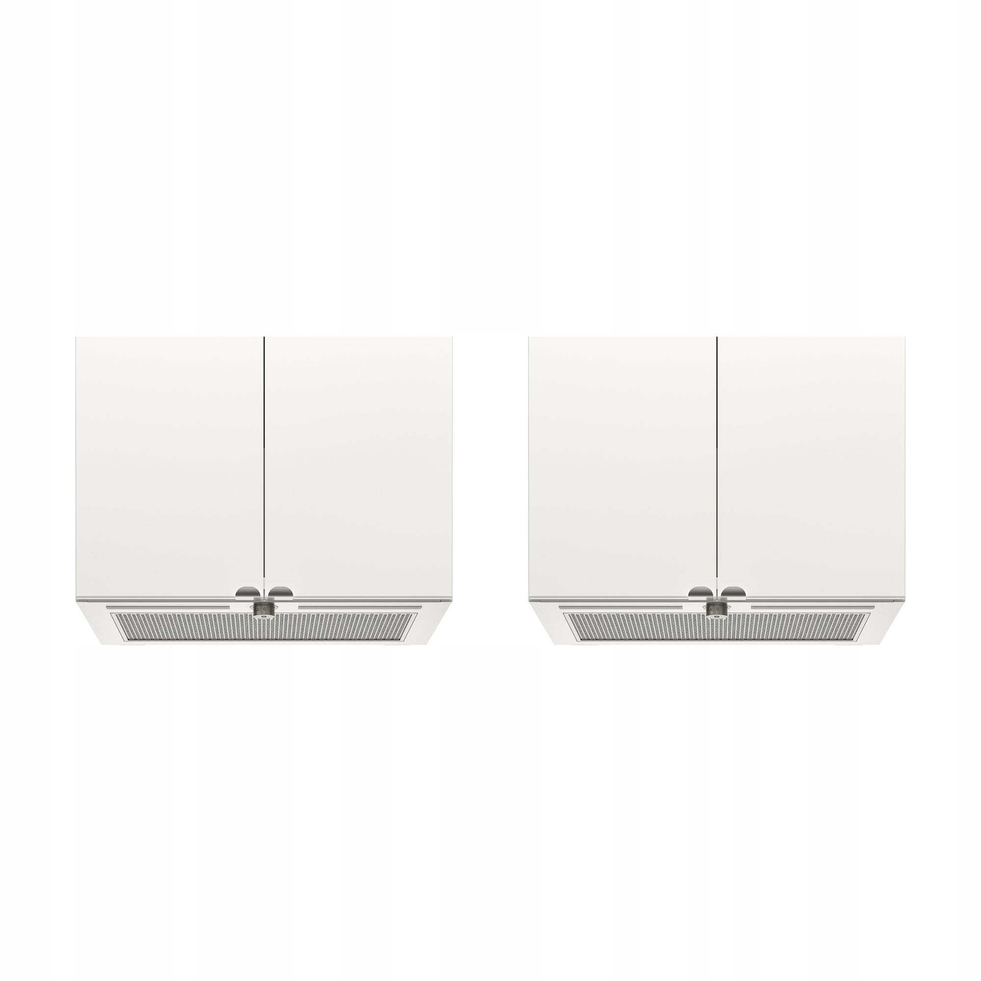 2 szt. Okap kominowy Underverk stal nierdz 60 cm 630 m3/h