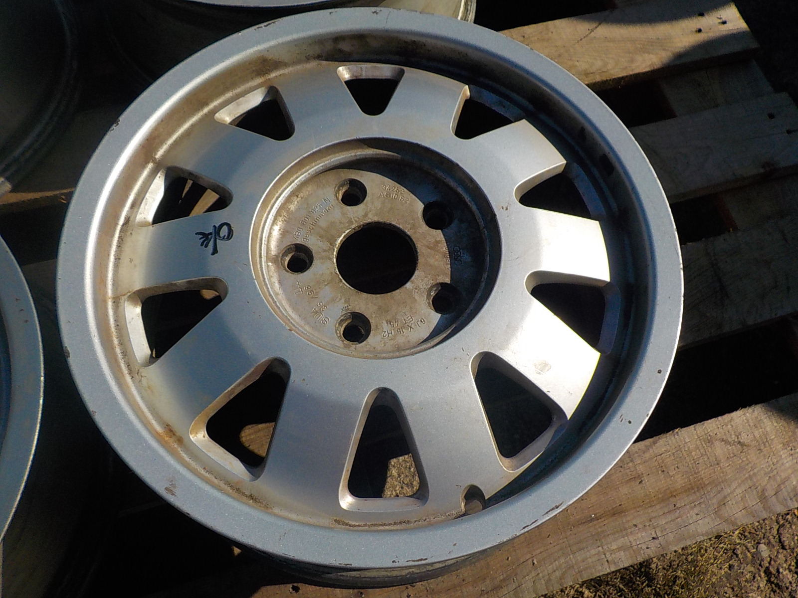 AUDI A4 B5 A6 C5 discs aluminium R15 5x112 ET 45