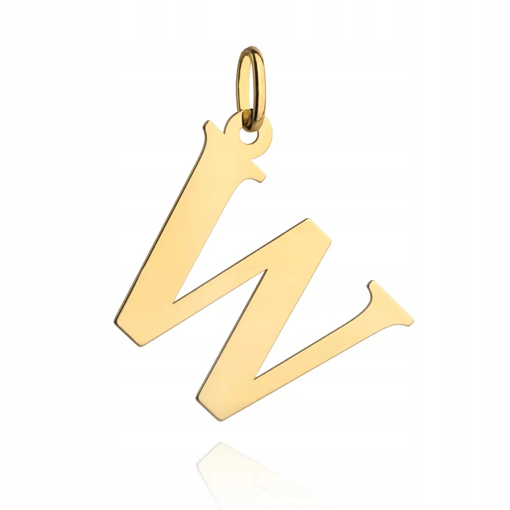 Přívěsek 585 zlaté písmenko W velký