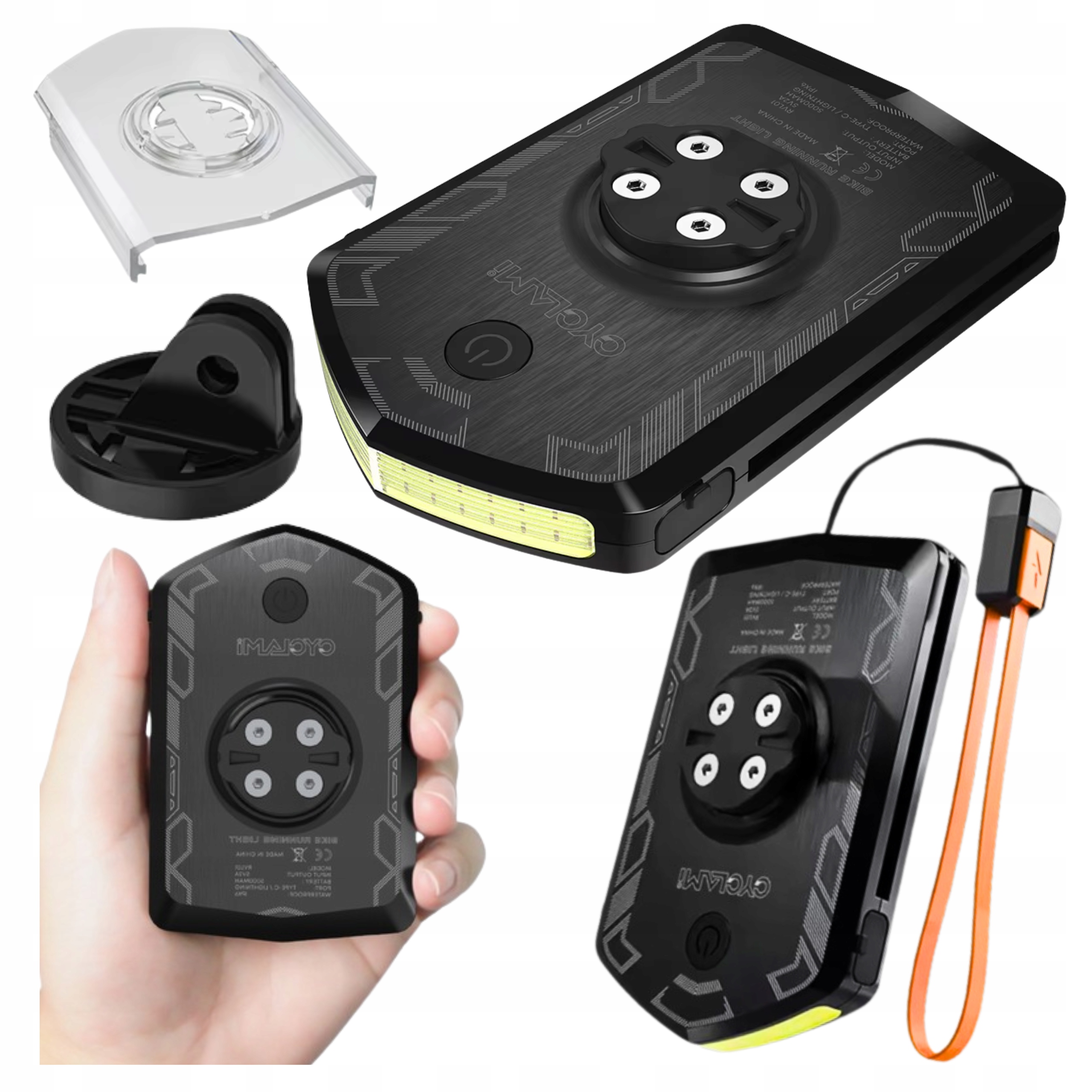 Lampička Na Kolo Led přední denní osvětlení Powerbank lehká, výkonná, Mtb