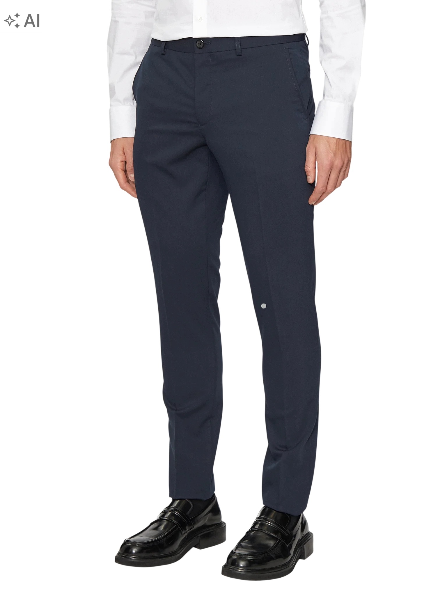 Lindbergh Látkové kalhoty 30-606900 Tmavě modrá Slim Fit