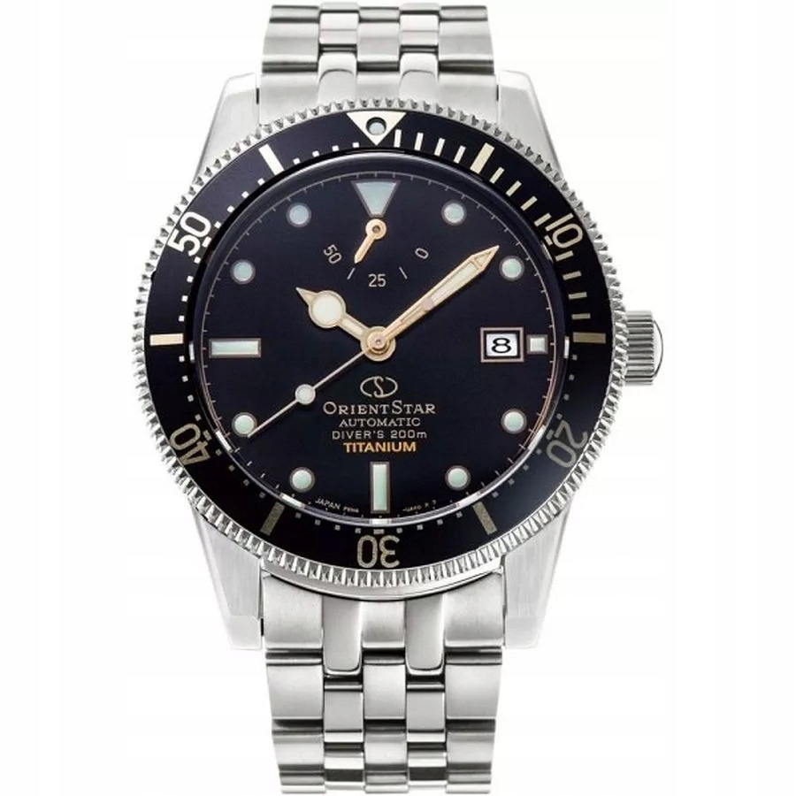 Pánské Hodinky Orient Star RE-AU0702B00B stříbrný náramek
