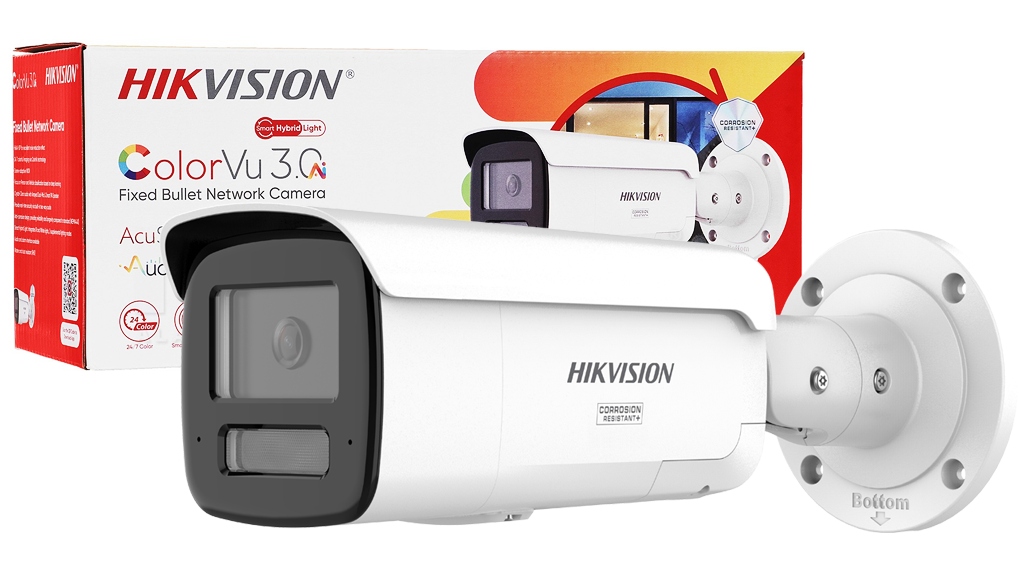Ip kamera 8Mpx Hikvision DS-2CD2T87G3-LIS2UY/SL 2.8mm COlorVu 3.0 Acusense