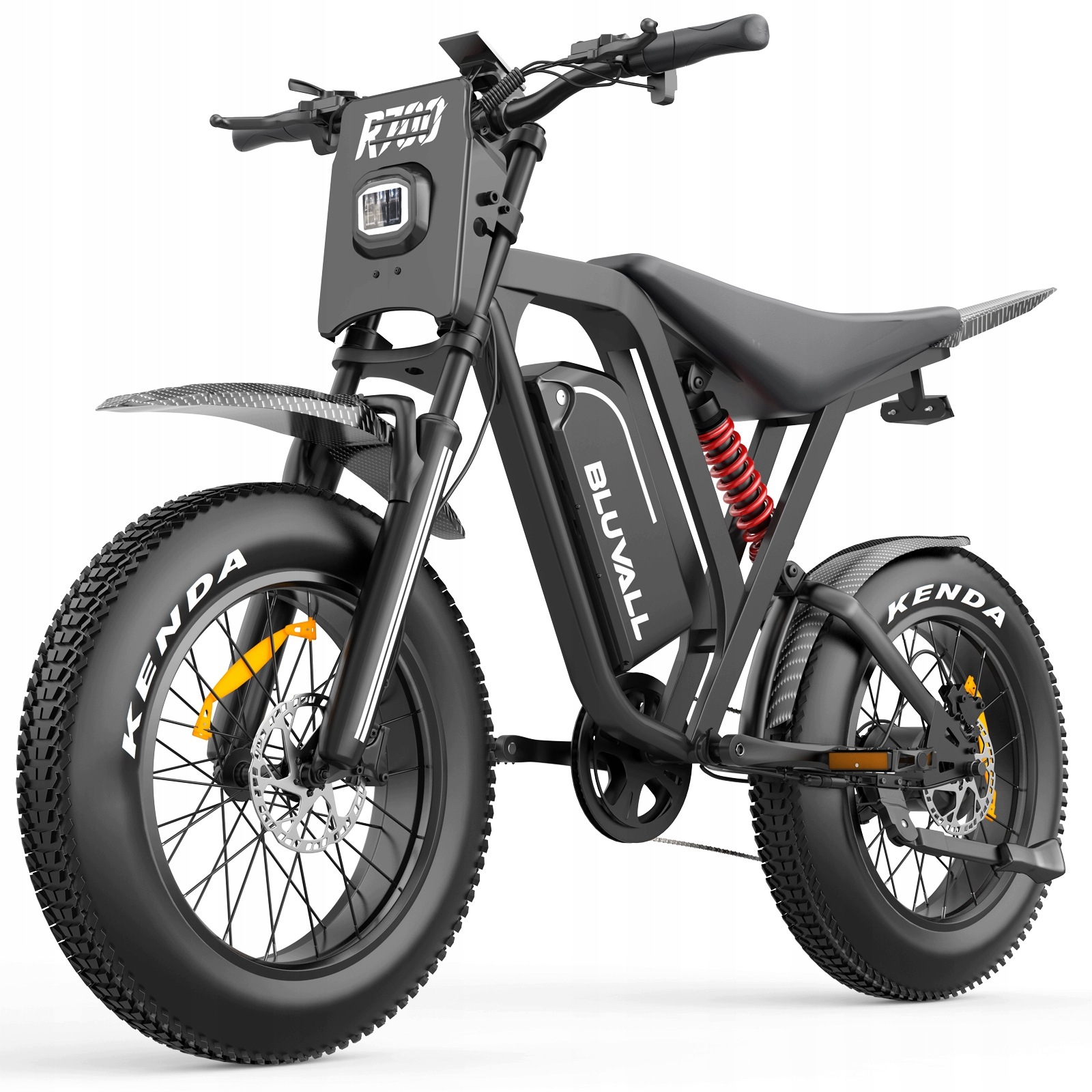 Dorosłe pełne zawieszenie Pojazdy Elektryczne R700 48V 1500W 50KM/H 25Ah 65KM 20"
